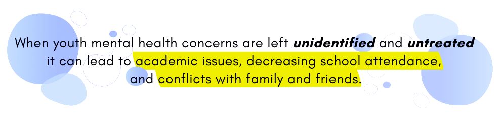 Reasons for mental health concerns in teens